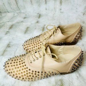 Cape Robbin Gold Spikey Dress Shoe